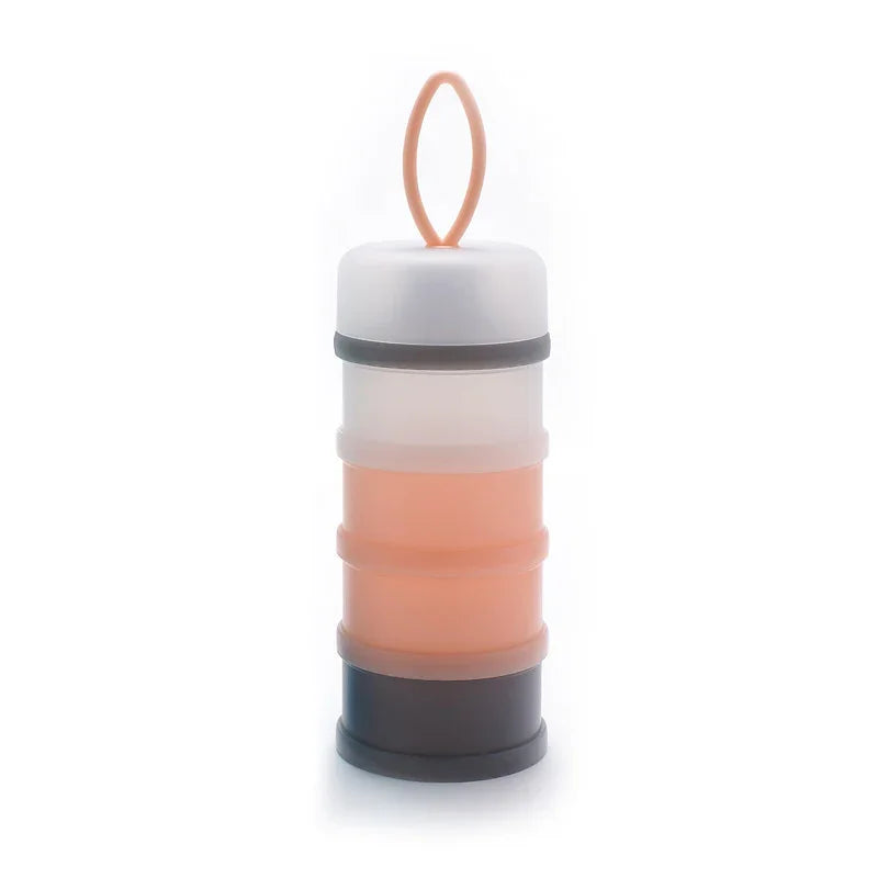 Dispensador apilable de fórmula y snacks – 4 compartimentos